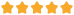 Five star rating icon showing 4.8 out of 5.0 customer reviews