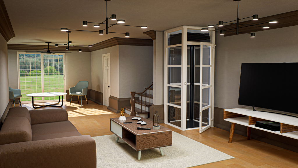 Square Home Elevator