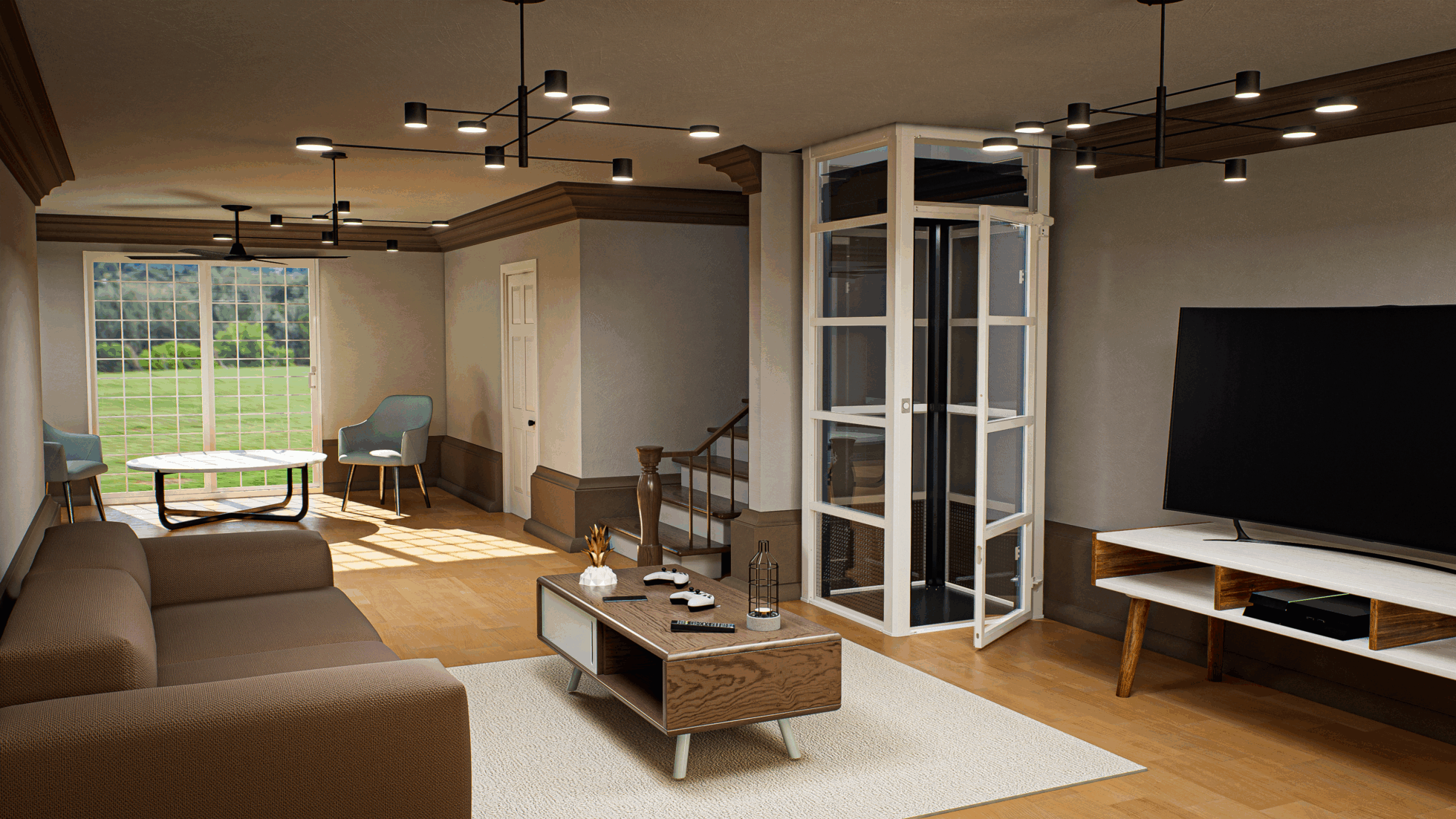 Square Home Elevator